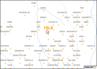 map of Yola