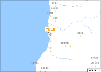 map of Yola