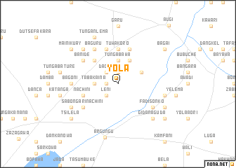 map of Yola