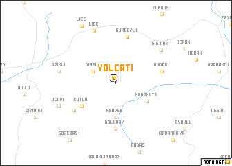 map of Yolçatı