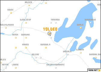 map of Yoldéo