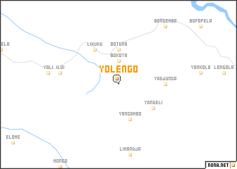 map of Yolengo