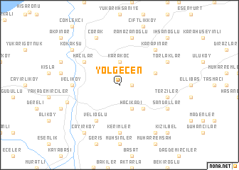 map of Yolgeçen