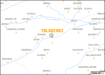 map of Yolgeçmez