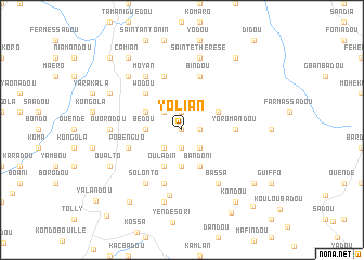 map of Yolian