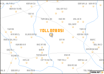 map of Yollarbaşı