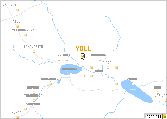 map of Yoll