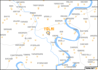 map of Yŏlmi