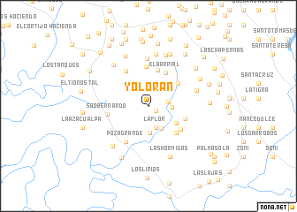 map of Yolorán