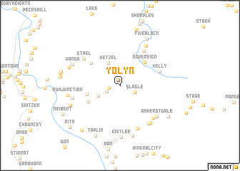 map of Yolyn