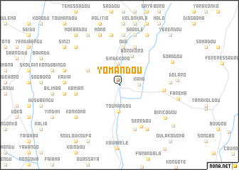 map of Yomandou