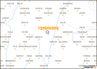 map of Yomankoro