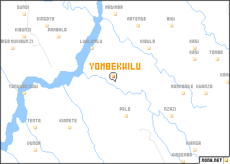map of Yombe-Kwilu