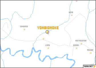 map of Yombio-Moke