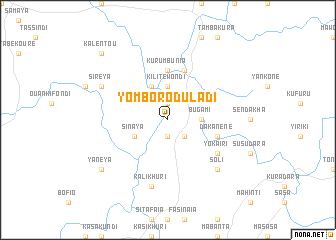 map of Yomboro Duladi