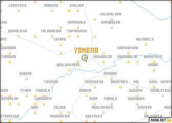 map of Yoména