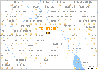 map of Yométchin