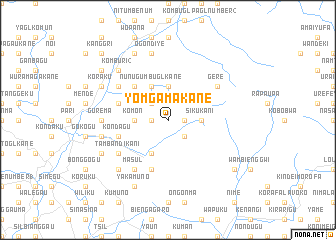 map of Yomgamakane