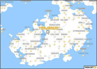 map of Yŏmjang-ni