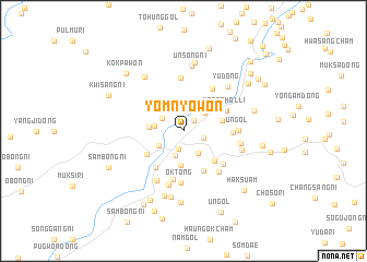 map of Yŏmnyŏwŏn