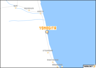 map of Yomogita