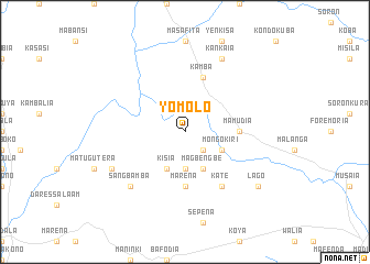 map of Yomolo