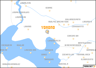 map of Yomono