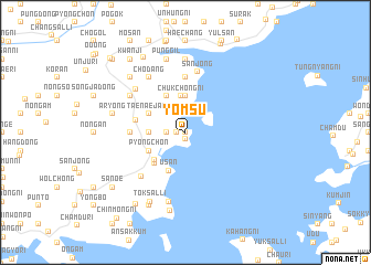 map of Yŏmsu