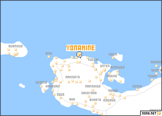 map of Yonamine