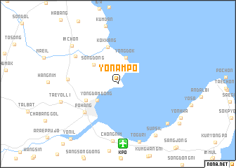 map of Yŏnamp\