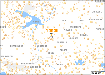 map of Yŏnam