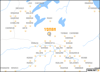 map of Yonam