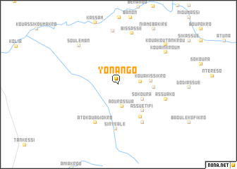 map of Yonango