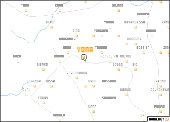 map of Yona