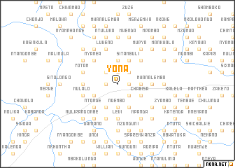 map of Yona