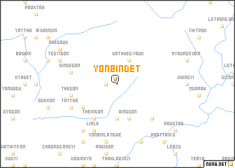 map of Yonbindet