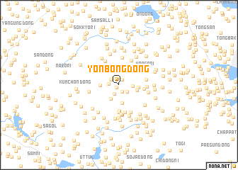 map of Yŏnbong-dong