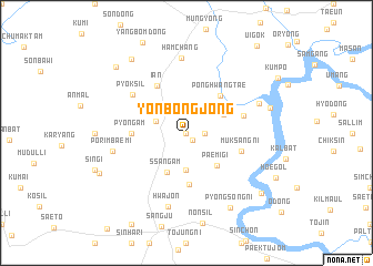 map of Yŏnbongjŏng