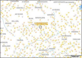 map of Yŏnbong