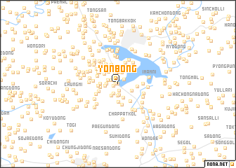 map of Yŏnbong