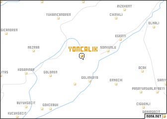 map of Yoncalık