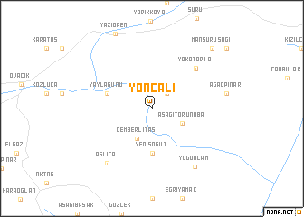 map of Yoncalı