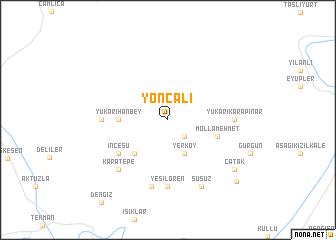 map of Yoncalı