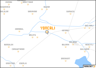 map of Yoncalı