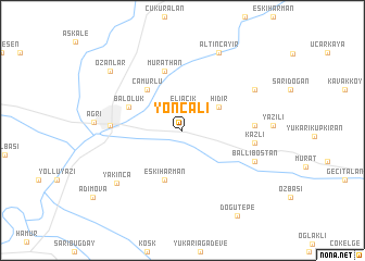 map of Yoncalı