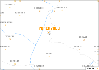 map of Yoncayolu