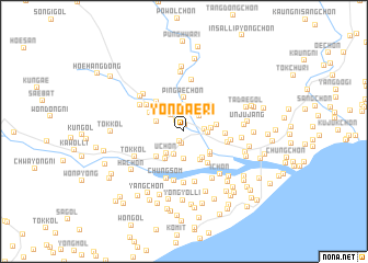 map of Yŏndae-ri