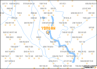 map of Yondaw