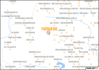 map of Yondesé