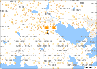 map of Yŏn-dong